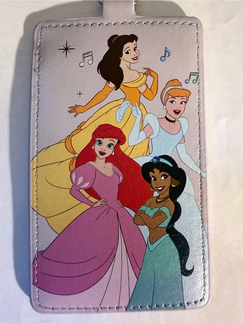 Disney Princess Retractable Lanyard With Pouch New